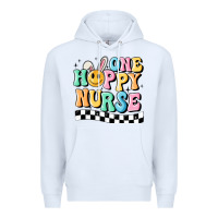 White one happy nurse Premium Hoodie - MaliasSmallBusiness