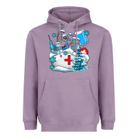 Lavender Winter Nurse life Heavyweight Hoodie - AdoDesignShop