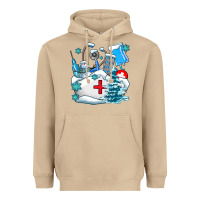 Mushroom Winter Nurse life Heavyweight Hoodie - AdoDesignShop