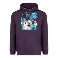 Plum Winter Nurse life Heavyweight Hoodie - AdoDesignShop