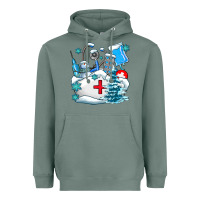 Sage Winter Nurse life Heavyweight Hoodie - AdoDesignShop