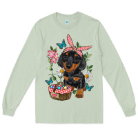 Matcha Easter Dachshund Long Sleeve Tee - RanaPortraitStore