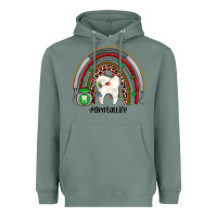 Sage Christmas dental life rainbow Heavyweight Hoodie - JahusDesignShop