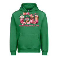 Emerald happy valentine's day coffee cups Urban Hoodie - MaliasSmallBusiness