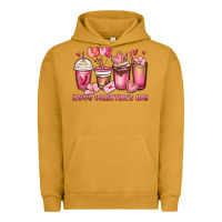 Pigment Peanut Butter happy valentine's day coffee cups Urban Hoodie - MaliasSmallBusiness