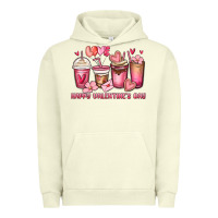 Pigment Pistachio happy valentine's day coffee cups Urban Hoodie - MaliasSmallBusiness