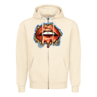 Sandshell basketball lips Zipper Hoodie - Zillion Design Studio