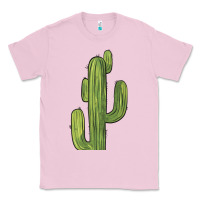 Bubblegum Pink cactus Classic Tee - BarkalooDesign