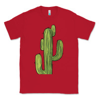 Red cactus Classic Tee - BarkalooDesign