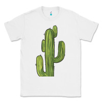 White cactus Classic Tee - BarkalooDesign