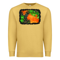 Antique Gold halloween mystic symbol background Premium Sweatshirt - BundleAndBundleShop