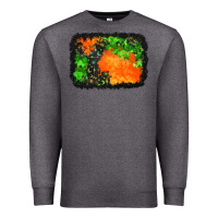 Charcoal Heather halloween mystic symbol background Premium Sweatshirt - BundleAndBundleShop