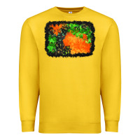 Lemon halloween mystic symbol background Premium Sweatshirt - BundleAndBundleShop