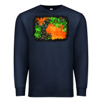 Navy halloween mystic symbol background Premium Sweatshirt - BundleAndBundleShop