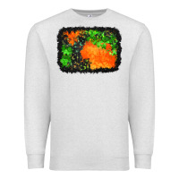 Oatmeal Heather halloween mystic symbol background Premium Sweatshirt - BundleAndBundleShop