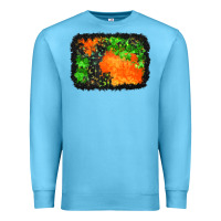 Ocean Blue halloween mystic symbol background Premium Sweatshirt - BundleAndBundleShop