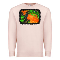 Pale Pink halloween mystic symbol background Premium Sweatshirt - BundleAndBundleShop
