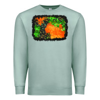 Seafoam halloween mystic symbol background Premium Sweatshirt - BundleAndBundleShop