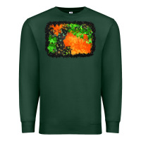 Sports Green halloween mystic symbol background Premium Sweatshirt - BundleAndBundleShop