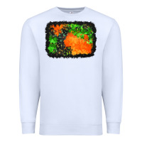 White halloween mystic symbol background Premium Sweatshirt - BundleAndBundleShop
