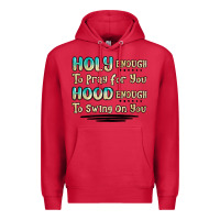 Cardinal holy enough to pray for you hood enough to swing o Premium Hoodie - MaliasSmallBusiness