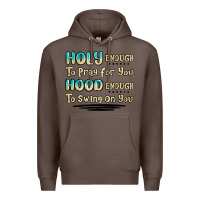 Coffee holy enough to pray for you hood enough to swing o Premium Hoodie - MaliasSmallBusiness