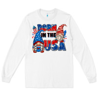 White born in the usa Long Sleeve Tee - Zillion Design Studio