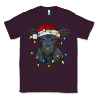 Plum christmas baby black angus calf with lights Classic Tee - RanaPortraitStore