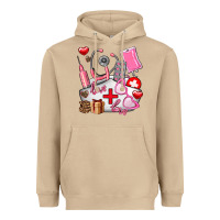 Mushroom nurse  valentines day love Heavyweight Hoodie - AdoDesignShop