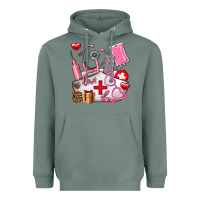 Sage nurse  valentines day love Heavyweight Hoodie - AdoDesignShop