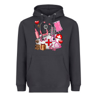 Smoke nurse  valentines day love Heavyweight Hoodie - AdoDesignShop