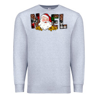 Heather Grey santa noel Premium Sweatshirt - JahusDesignShop