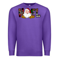 Purple santa noel Premium Sweatshirt - JahusDesignShop