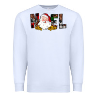 White santa noel Premium Sweatshirt - JahusDesignShop