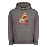 Pigment Tornado merry bookmas christmas book tree Urban Hoodie - MaliasSmallBusiness