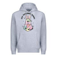 Heather Grey egg ceptionally boujee Premium Hoodie - MaliasSmallBusiness