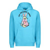 Ocean Blue egg ceptionally boujee Premium Hoodie - MaliasSmallBusiness
