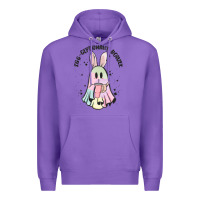 Purple egg ceptionally boujee Premium Hoodie - MaliasSmallBusiness