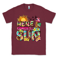 Burgundy here comes the sun Classic Tee - texasbilliewilder