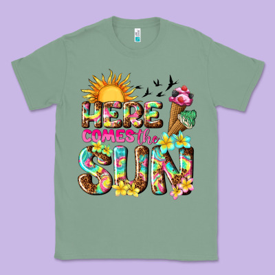 Here Comes The Sun Classic Tee Designed By Texasbilliewilder
