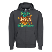 Smoke Fall for Jesus He Never Leaves Zipper Hoodie - texasbilliewilder