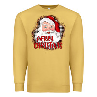 Antique Gold merry christmas santa Premium Sweatshirt - JahusDesignShop