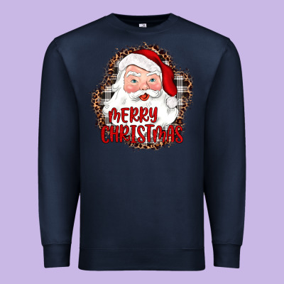 Merry Christmas Santa Premium Sweatshirt Designed By Jahusdesignshop