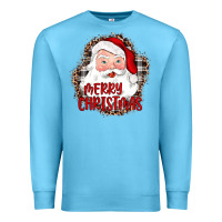 Ocean Blue merry christmas santa Premium Sweatshirt - JahusDesignShop