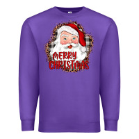 Purple merry christmas santa Premium Sweatshirt - JahusDesignShop