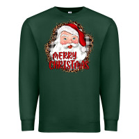 Sports Green merry christmas santa Premium Sweatshirt - JahusDesignShop