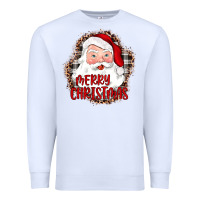 White merry christmas santa Premium Sweatshirt - JahusDesignShop