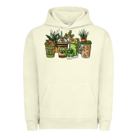 Plant Lover Coffee Cups Urban Hoodie | Teevron