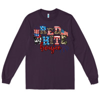 Plum Red whıte boujee Long Sleeve Tee - AdoDesignShop