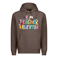 Coffee teacher bunny Premium Hoodie - MaliasSmallBusiness